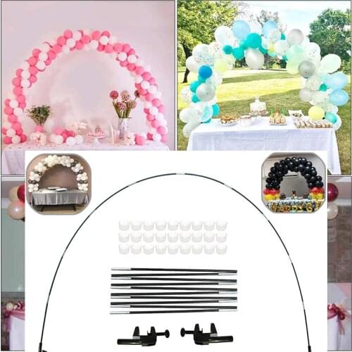 Balloon Arch Kit Adjustable for Different Table Balloons Stand Set Birthday Wedding Christmas Baby shower Graduation Party Decor