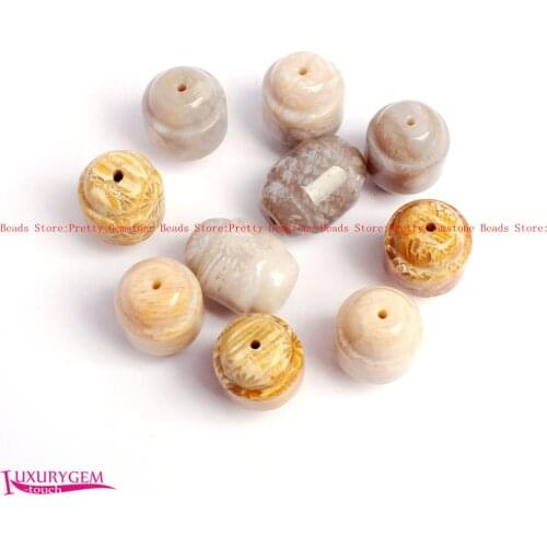 High Quality 12x16mm Smooth Natural Color Coral Jades Column Shape DIY Gems Loose Beads Jewelry Making wj432