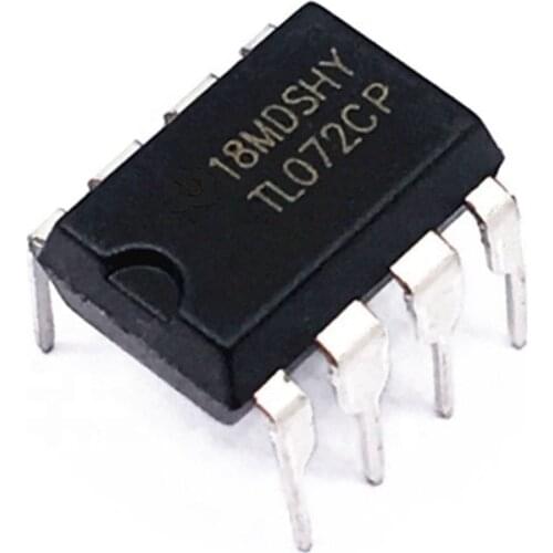 10PCS/LOT TL072CP DIP8 TL072 DIP TL072CN DIP-8 IC New