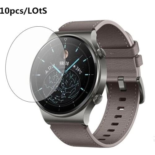 10Pack for Huawei Watch GT 2 Pro Tempered Glass Screen Protector Scratch Smartwatch Protective Glass