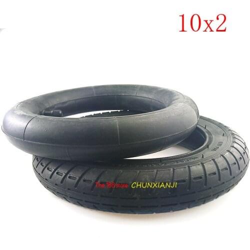2pcs 10 Inch 10x2(54-156) Inflation Wheel Tyre Inner Tube for Xiaomi Mijia M365 Electric Scooter Tire Pneumatic Tyre