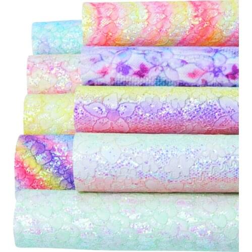 20*34cm fabric leather sheet many colors for decoration ribbon