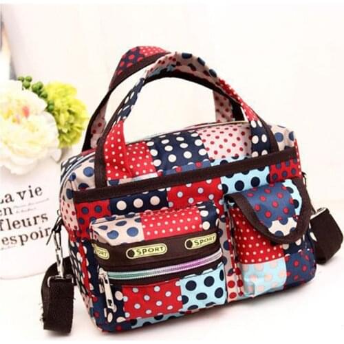 2016 New fashion nylon waterproof women travel small handbags Mummy Mother tote shoulder bag crossbody messenger makeup