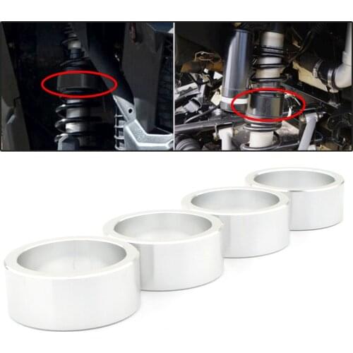 4X Aluminum Suspension Lift Spacer Kit 2.5'' for CAN AM Outlander 650 800 Models ATVs Silver