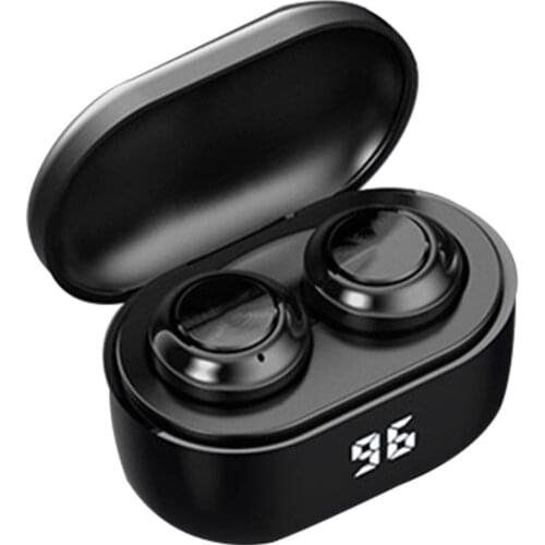 5.0 Bluetooth Earphone for A6 Digital Bluetooth Headset Waterproof Binaural 1m Line Length Sports Wireless Earphone