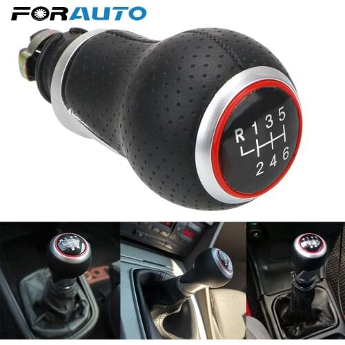 5/6 Speeds Car Gear Shift Knob 12mm For Audi A4 B6 B7 B8 A6 S4 8K A5 8T Q5 8R S Line Ibiza 6J Seat Leon Mk1 Passat Golf