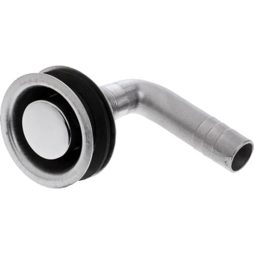 90 Degree Stainless Steel Flush-Mount Fuel Tank Vent for 5/8inch Tube