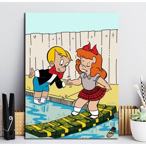 Alec Monopolyingly Crossing The Money Brid Canvas Prints Picture Modular Paintings For Living Room Poster On The Wall Home Decor