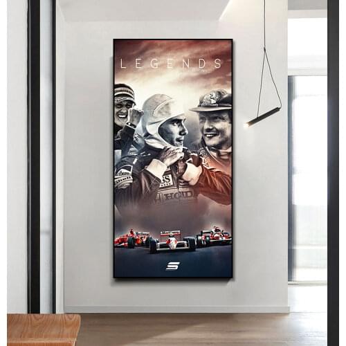 Legends Movie Car Poster On Canvas Print Painting Nordic Poster Wall Art Picture For Living Room Home Decoration Frameless