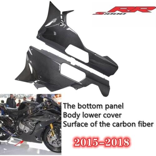 For BMW S1000RR S1000 RR 2015 2016 2017 2018 15 16 17 Motorcycle Parts Carbon Fiber Bottom Side Panel Body Under Cover Fairing