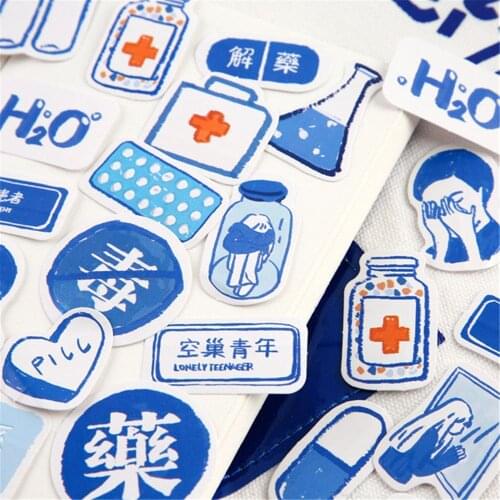 Girl Generation Series Cute Boxed Kawaii Stickers Planner Scrapbooking Stationery Japanese Diary Stickers