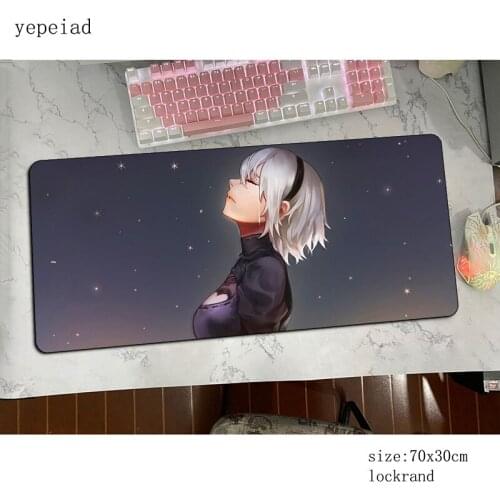 Nier automata padmouse 800x300mm gaming mousepad game HD pattern mouse pad gamer computer desk cool new mat notbook mousemat pc