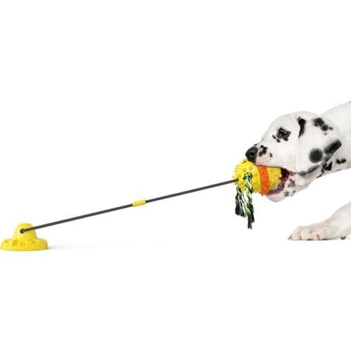 Dog Chewers Toys Large Breed Suction Cup Dog Tug Pull Toy Interactive Dog Toys Indestructible Dog Puzzle Toys
