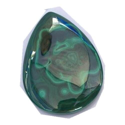 Beautiful green malachite eye pendant reiki healing natural stone and minerals home decoration for sale