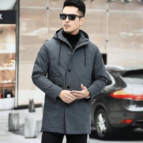 2020 Winter 90% white duck down jackets men ,Mens keep warm Hooded Coats high quality White Duck Down Jacket men