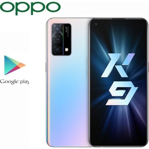 Original Oppo K9 5G Mobile Phone Snapdragon 768G Android 11.0 6.43" AMOLED 90HZ 8GB RAM 256GB ROM 64.0MP 65W Super Charger OTA