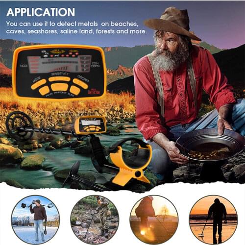 TIANXUN Professional Metal Detector High Performance Underground Metal Detector MD6250 Three Detect Mode Coins Jewelry All Metal