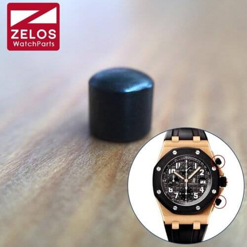 Rubber steel pusher cap watch button cover for AP royal oak offshore ROO 42mm watch parts tools