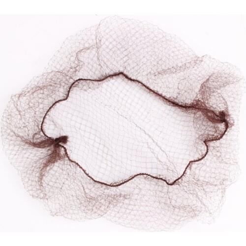 5PCS New Disposable 5mm Nylon Hairnet Hair Nets For Wigs Weave Invisible 20inch Dancing Hairnet for Bun Hair Styling Tool