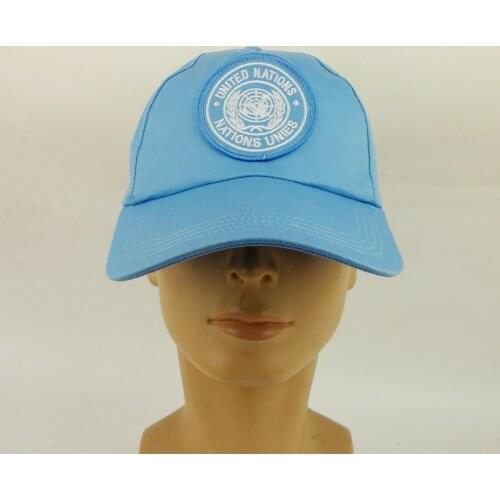 Tomwang2012. UN BLUE CAP United Nations Peacekeeping Force Cap Hat Baseball Cap