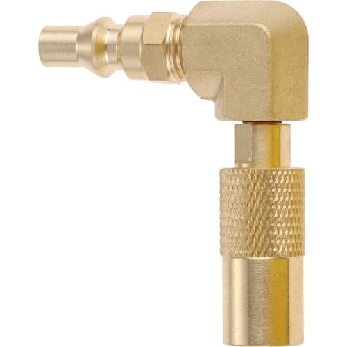 1/4 " RV Quick Connect Elbow Adapter Fitting 90 Degree for Blackstone 17 Inch and 22 Inch Propane Gas Tabletop Camping Grill