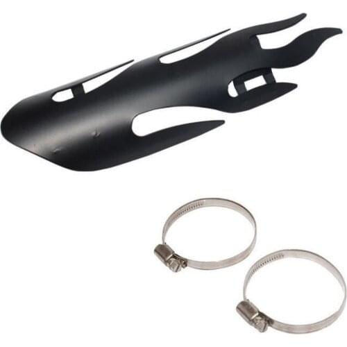 Universal Motorcycle Exhaust Muffler Pipe Heat Shield Guard Covers Protection for Cruiser Prince