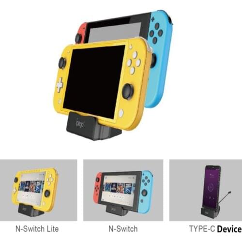 Mini Type-C Charger Dock Stand Station For Nintend Switch Lite Nintendo Switch Any Type-C Devices Charging And Playing Holder