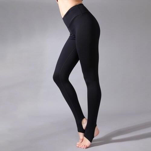 WOMENS WORKOUT YOGA PANTS STIRRUP LEGGINGS