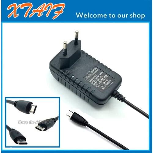 1PCS EU/US Plug AC100-240V DC 5V 2A Generic Micro USB Charger 1.8A For Blackberry Playbook Tablet Power Supply