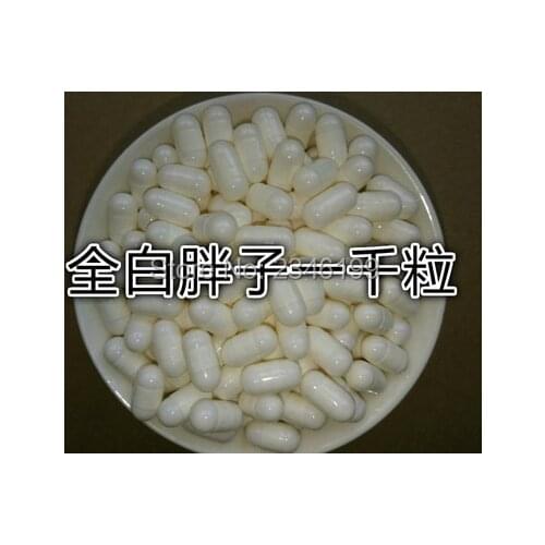 1000pcs/lot Empty DIY Medical Powder Refillable Bottle, DIY Empty Safety Size Widen 00# Capsule Shells, Various Powder Container