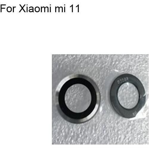 2PCS For Xiaomi mi 11 High quality Replacement Back Rear Camera Lens Glass For Xiaomi mi11 test good Parts