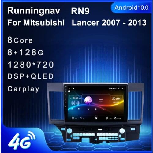 4G LTE Android 10.1 For Mitsubishi Lancer-ex 2008 2009 2010 2011-2015 Multimedia Stereo Car DVD Player Navigation GPS Radio