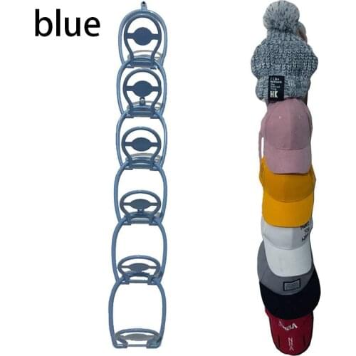 Artliving Pink Door & Wall Mounted Hat Rack Baseball Cap Holder Organizer,6 Pack