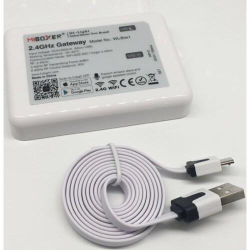 DC5V Mi Light Wifi iBox LED Controller 2.4G RF Wireless RGB Controller For LED Strip Light/Bulbs/Downlight By Smart IOS/Android