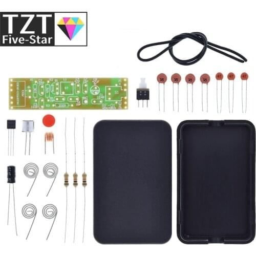 FM Frequency Modulation Wireless Microphone Module 70-110MHz 1.5V Transmitter Board Parts Kits Electronic Suite + Shell DIY Kit