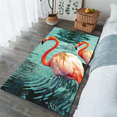 Flamingo Rug 3D All Over Printed Carpet Mat Living Room Flannel Bedroom Non-slip Floor Rug 04