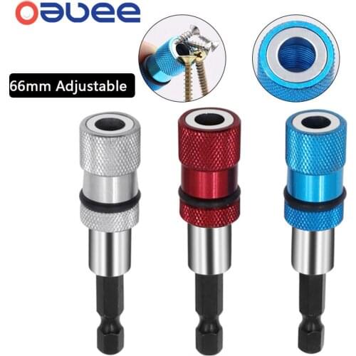 Oauee Adjustable Screw Depth Magnetic Screwdriver Bit Holder 1/4 Inch Hex Driver with PH2 Scewdriver Bit
