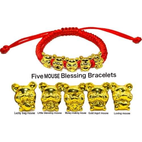 MAOKE Golden Bracelets