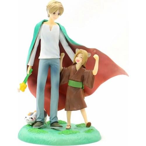 New 17cm Japan Natsumes Book of Friends Little Fox Anime Action Figure Take Cap PVC Collection Model Dolls Toys for Boys Gifts