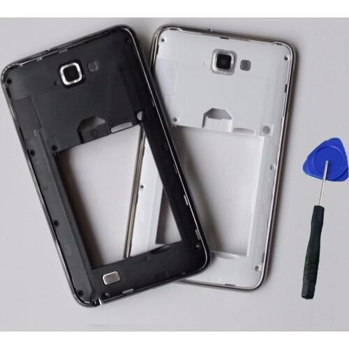 For Samsung Galaxy Note 1 N7000 Original Mobile Phone Chassis Middle Frame Housing Back Cover With Power Volume Button Key