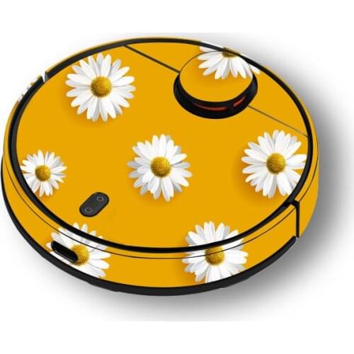 Provide Customized Cute Daisy Sticker Decal for xiaomi Robot Mijia Robotic Styj02ym Mop Pro Vacuum Cleaner Skin Spare Parts