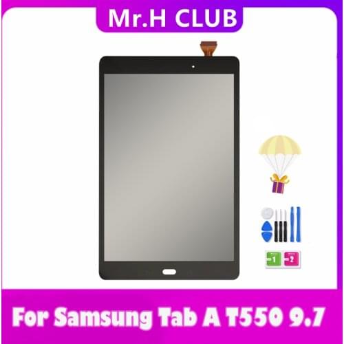9.7" Touch For Samsung Galaxy Tab A SM-T550 T550 T555 Touch Screen Sensor Front Glass Digitizer Panel Replacement Free Shipping