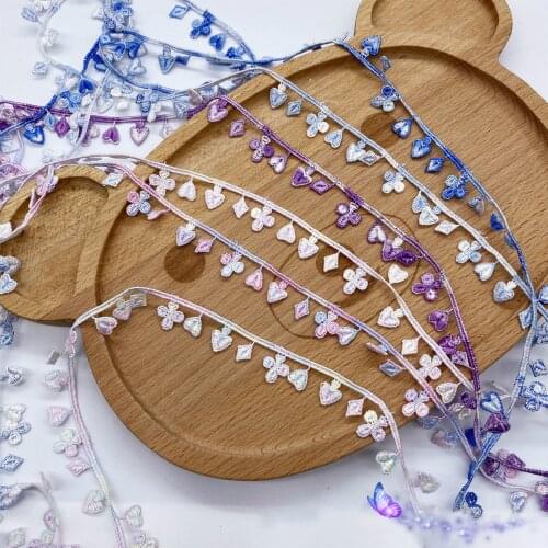 Symphony water-soluble color poker love diamond embroidery lace Lolita Accessories