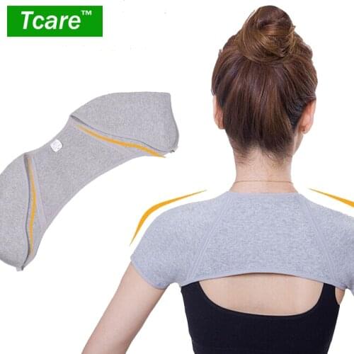 Tcare 1pcs Shoulder Posture Corrector Breathable Bamboo Fiber Shoulder Brace Shoulder Joint Care Support Braces Health Care