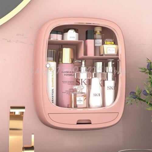 Toilet Supplies Daquan, Cosmetic Storage Box, Bathroom Toilet Vanity, Toilet Free Perforation Wall Hanging Rack