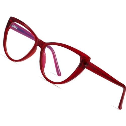 AOFLY BRAND DESIGN 2020 New Anti Blue Light Glasses Female Cat Eye Optics Frame Clear Computer Gaming Eyewear Female UV400