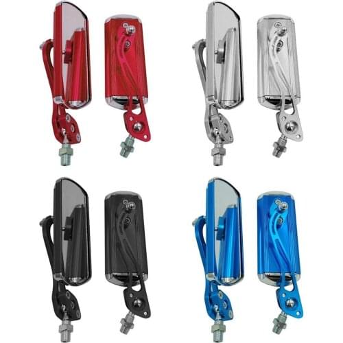 2Pcs Angle Adjustable Safety Bicycle Mountain Bike Handlebar Rear View Mirror