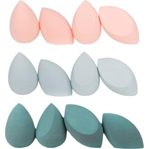4 lot Makeup Blender Blush Blending Sponge Applicator Puff for Forehead Lips