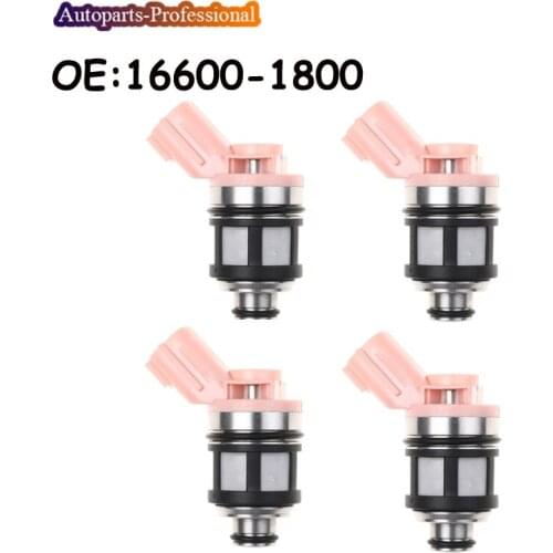 4 PCS 16600-1800 166001800 166001801 For Nissan Navara D21 D22 3.0L VG30E Pathfinder 3.3L VG33E Fuel Injector Car accessories