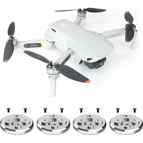 4pcs motor protection cover CNC aluminum heighten pad with screws for dji mavic mini 2 drone accessories